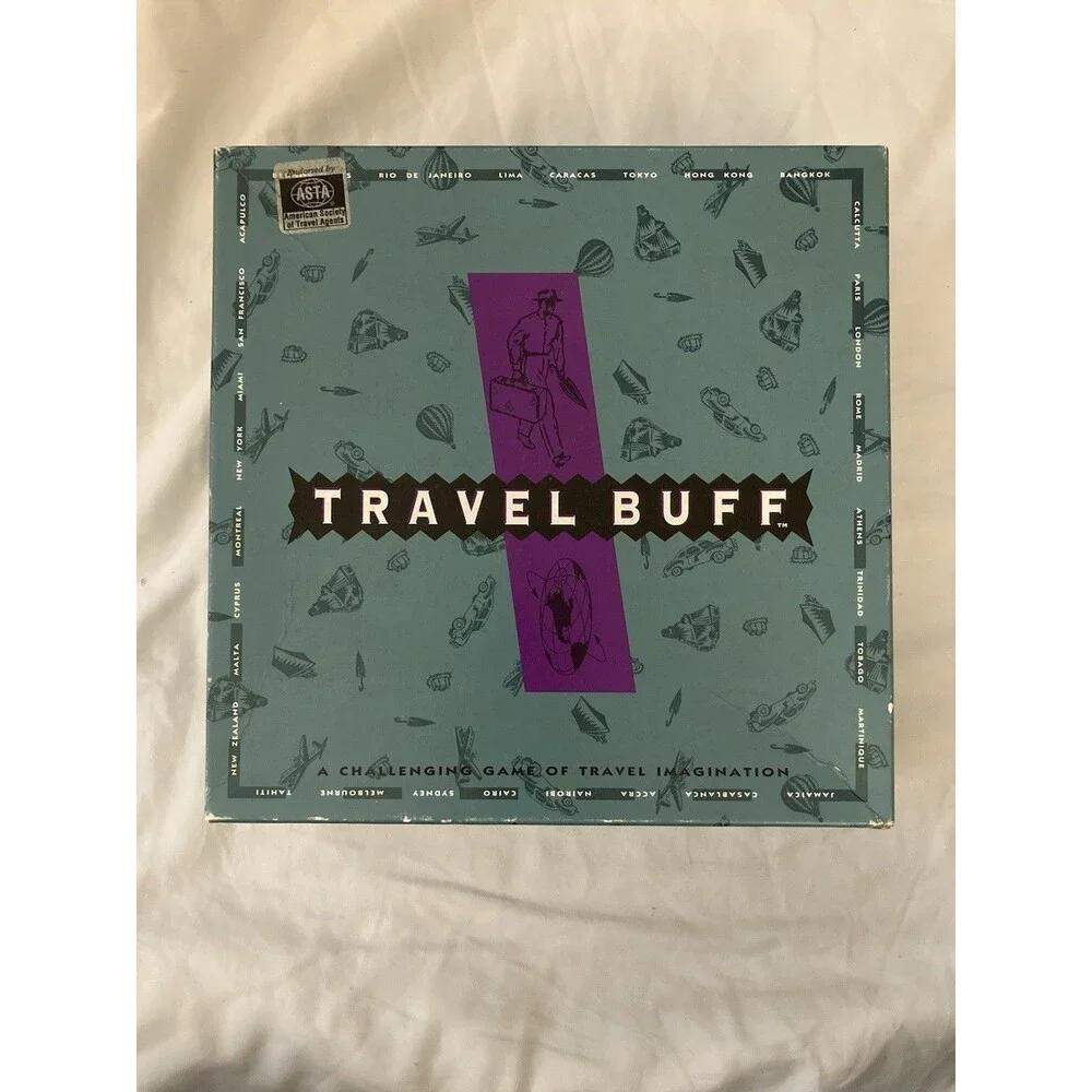 Travel Buff Board Game | 2-6 Players Or Teams | Teenage To Adult Age Range